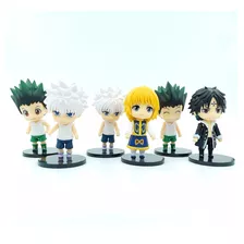 Set 6 Figuras Hunter X Hunter Gon Killua Anime De Colección