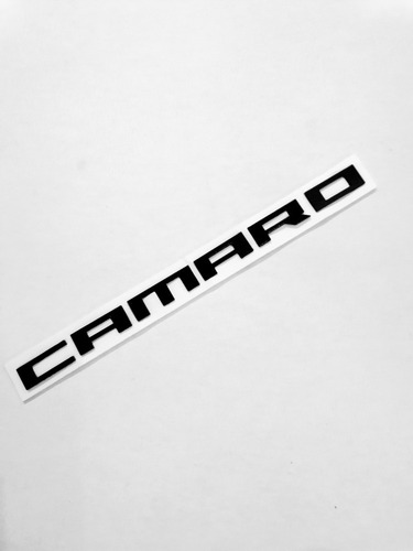 Emblema Letra Chevrolet Camaro Color Negro Foto 3