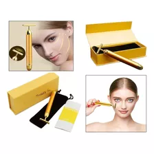 Massageador Facial Vibrata Gold Harmonização Energy Beauty