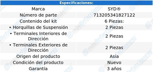 Set Terminales Y Horquillas Renault Megane 04 Al 10 Syd Foto 2