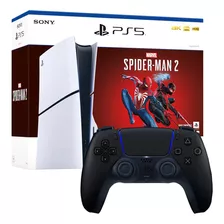 Consola Playstation 5 Ps5 Slim Spider Man 2 Y Mando Negro