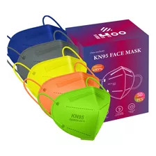Ihoo Kn95 Mascarilla Facial, Paquete De 50, Protección De 5