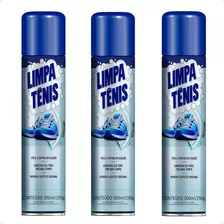 Kit 3 Limpa Tênis Petroplus Premium Espuma Limpeza Rápida