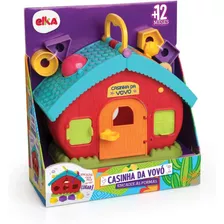 Brinquedo Educativo Encaixe Casinha Da Vovó - Elka 1052