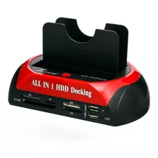 Dockstation 2 Hd Sata E Ide 3,5 E 2,5 Usb C/ Leitor Cartões