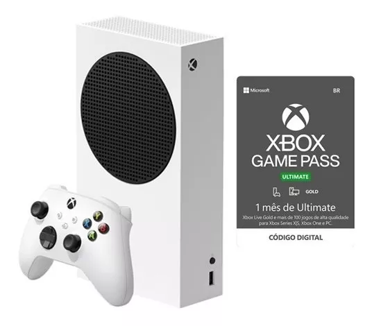 Console Xbox Series S Com Xbox Game Pass Ultimate 1 Meses