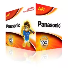 Pilha Pequena Aa Alcalina Panasonic - Cx 12x2 (24 Unid)