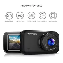 1440p Y 1080p Dual Dash Cam Cámara Delantera Y Traseral (f)