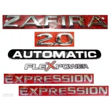 Emblemas Zafira 2.0 Automatic Flex + Expression - 2008 À 12