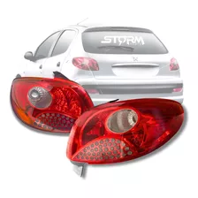 Par Lanterna Luz De Freio Traseira Peugeot 207 2008 A 2015