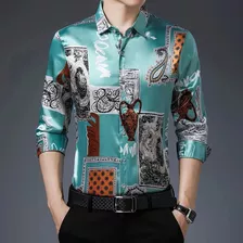 Camisa Barroca, Floral, Roupas Masculinas, Roupas, Camisa Fa