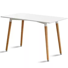 Mesa De Comedor Oficina Eames Rectangular 120 Cm 