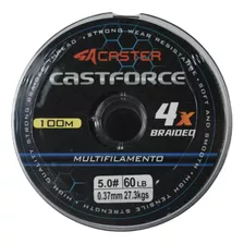 Multifilamento Caster Castforce 4 Hebras 0.37mm 27.3kg Pesca