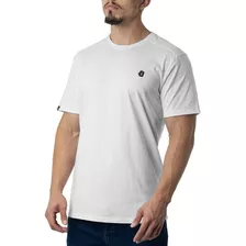 Camiseta Básica Casual Branca Dogtag Invictus