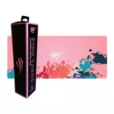 Mousepad Gamer Havit Mouse Pad Gaming Colores Azul Rosa +