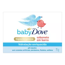 Sabão Em Barra Dove Hidratação Enriquecida Baby De 75 G