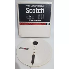 Antiga Fita De Gravador Rolo Scotch 3m 211 Anos 70/80 P.12