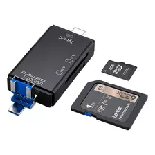 Lector De Memorias Otg Usb Tipo C Micro Usb 3.0 Sd Tf Msd