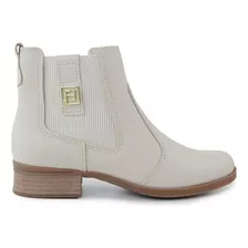 Bota Feminina Cano Curto Pegada Couro Promoção 282003