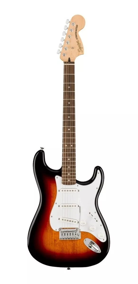 Guitarra Eléctrica Squier By Fender Affinity Series Stratocaster De Álamo 3-color Sunburst Brillante Con Diapasón De Laurel Indio