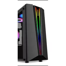 Case Gamer Aoczhta U3 Argb Strip Negro Jwk