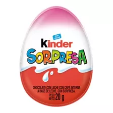 Chocolate Kinder Sopresa 20 Gr Rosa Huevo Sorpresa