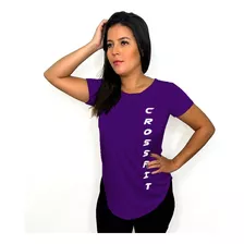 Blusa Camiseta Baby Long Line Feminina Academia-cores Es 03