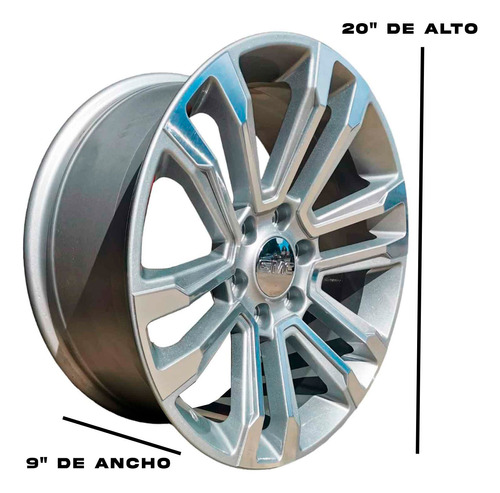 Rines 20  Para Gmc Y Chevrolet | 20x9 6x139 | 2pzs Foto 5