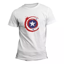 Playera Capitan America Escudo Mod 2. Super Heroes