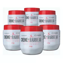 Creme De Barbear Fixmodell Promoção Eucalipto 250g C/ 6 Un.