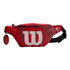 Canguro Riñonera Deportivo Casual Wilson Color Rojo