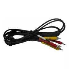 Cable 3 Rca X 3 Rca 2 M Profesional Con Cable Coaxil