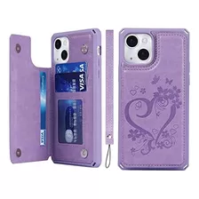 Funda Icovercase Para iPhone 13-púrpura