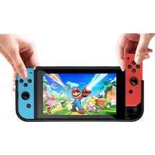 Kit 1 Capa Proteção Tpu Nintendo Switch + 1 Pelicula Vidro 