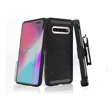 Funda Para Samsung Galaxy S10 5g Con Clip Negro