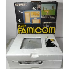Console Twin Famicom Sharp An505-bk Original Japonês Completo Na Caixa Em Ótimo Estado (ler Anúncio).