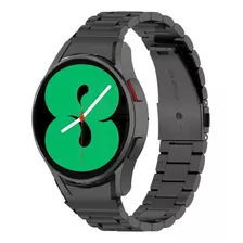 Pulseira De Metal Elos Premium Para Samsung Galaxy Watch4 40 Cor Preto