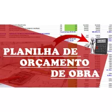 Planilha De Orçamento De Obra