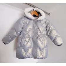 Campera Puffer Niña Forrada En Polar Importada