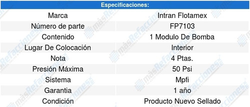 Modulo Bomba Gasolina Grand Cherokee Laredo 97/98 Intran Foto 2