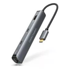 Hub Usb-c 6 En 1 Cablecreation A Hdmi Ethernet Usb 3.0 Y ...