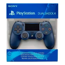 Controle Dualshock 4 Ps4 Original Azul Marinho Midnight Blue