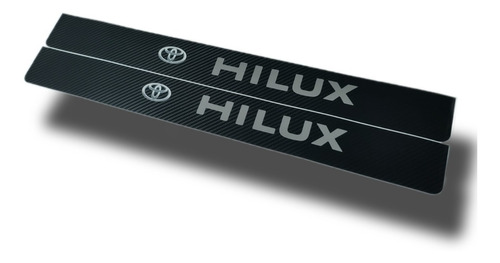 Protector Cubre Zócalos Carbono Toyota Hilux 2p Envio Gratis
