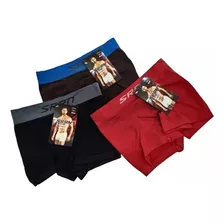 3pack Boxer Caballero Seamless Serrano Largo Y Corto. 