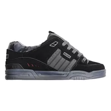 Tenis Globe Fusion Black Clear Camo Skate Hombre