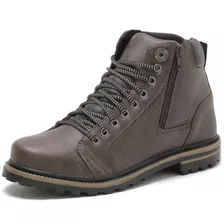 Sapato Botina Casual Social Masculino Bota Com Zíper