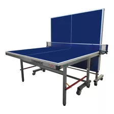 Mesa De Ping Pong 1pingpong T25 Fabricada En Mdf Color Azul Kia