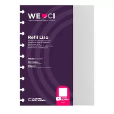 Refil Liso Médio 90g Caderno Inteligente - 50 Folhas