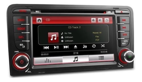 Estereo Audi A3 2003-2012 Gps Radio Bluetooth Mirror Link Hd Foto 2