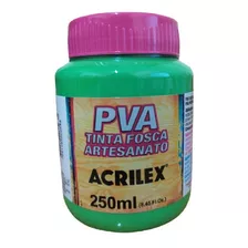 Pva Tinta Fosca Artesanato Verde Folha 510 Acrilex 250ml